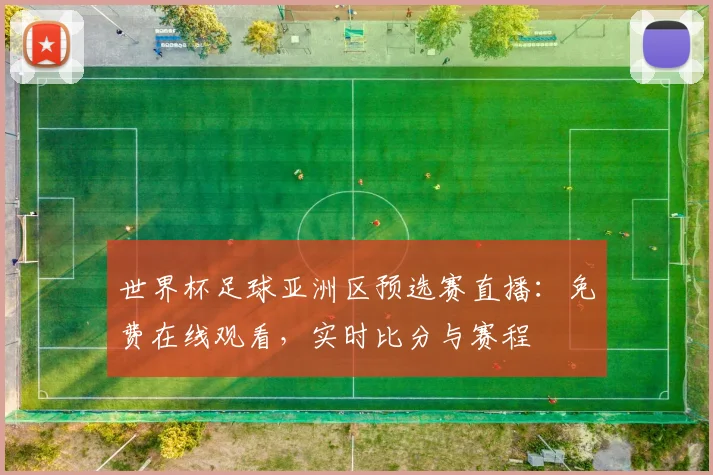 世界杯足球亚洲区预选赛直播：免费在线观看，实时比分与赛程